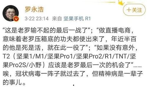罗永浩明星网红有哪些,揭秘科技界与娱乐圈的跨界风云